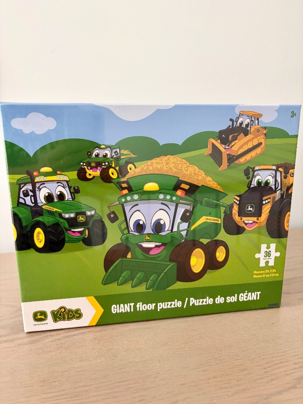 John Deere, Kids, 36-Piece, Giant, Floor Puzzle, 2020, NEW, SEALED